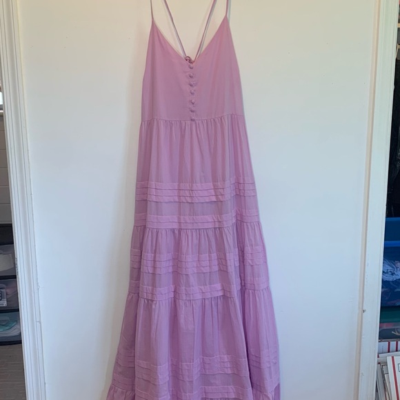 Buddy Love Jaxon Tiered Strappy Maxi Dress Purple - Picture 3 of 13